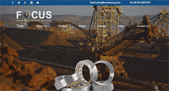 Desktop Screenshot of focusbearing.com